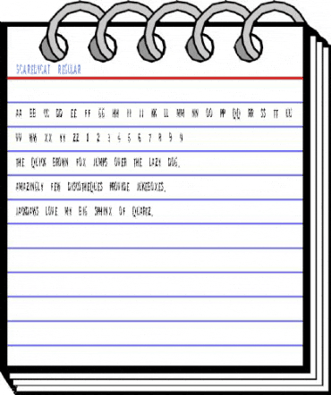 ScaredyCat Regular Font