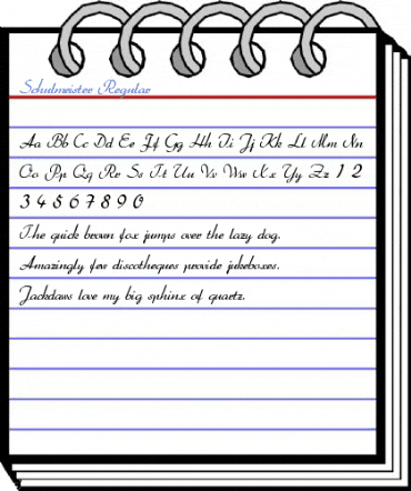 Schulmeister Regular Font