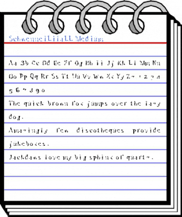 SchwennelLilaLL Medium Font