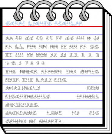 Scrap Lights Regular Font