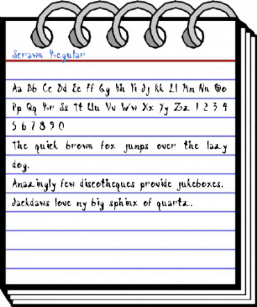 Scrawn Regular Font