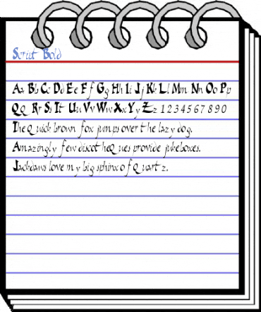 Script Bold Font