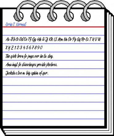 Script2 Normal Font