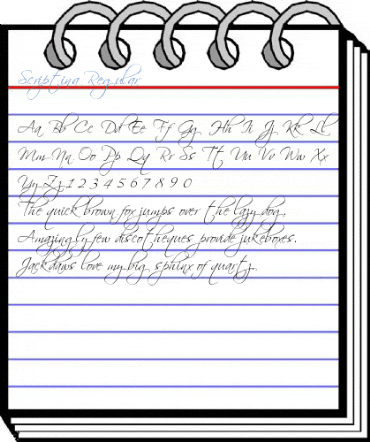 Scriptina Regular Font