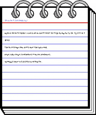 SD Auto Pilot Regular Font