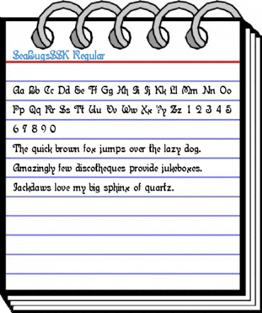 SeaBugsSSK Regular Font