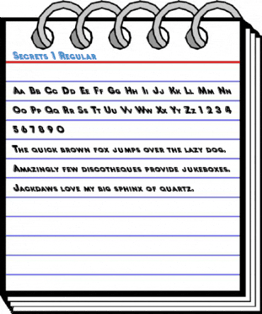 Secrets 1 Font