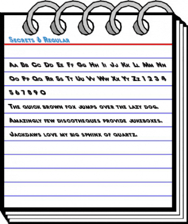 Secrets 6 Font