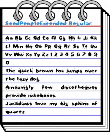 SeedPeopleExtended Regular Font