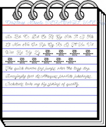 Christmas Miracle PERSONAL USE Regular Font