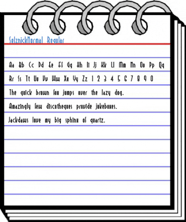 SelznickNormal Regular Font