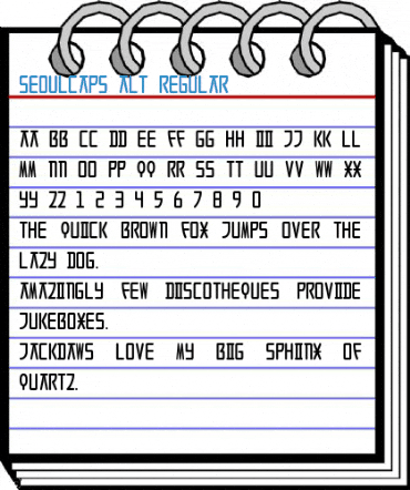 SeoulCaps Alt Regular Font