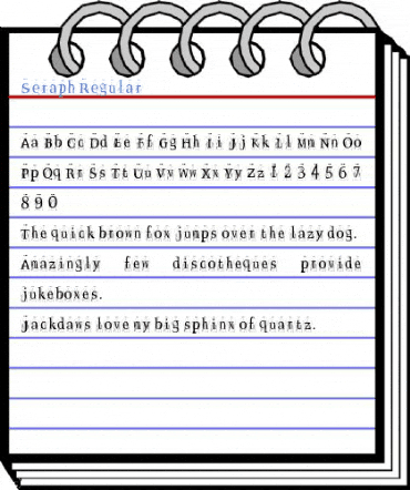 Seraph Regular Font