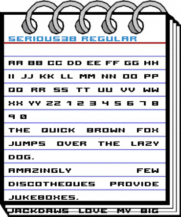 serious3b Regular Font