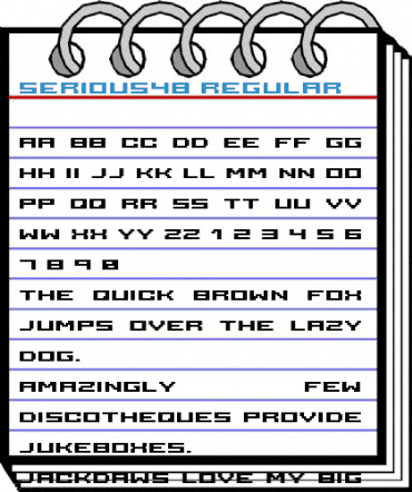 serious4b Regular Font