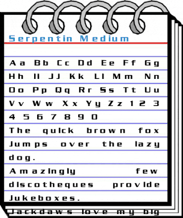 Serpentin Medium Font