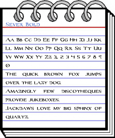 Sever Bold Font