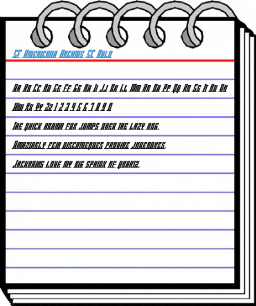 SF Americana Dreams SC Bold Font