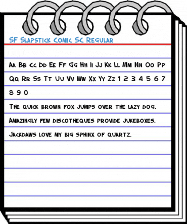 SF Slapstick Comic SC Regular Font