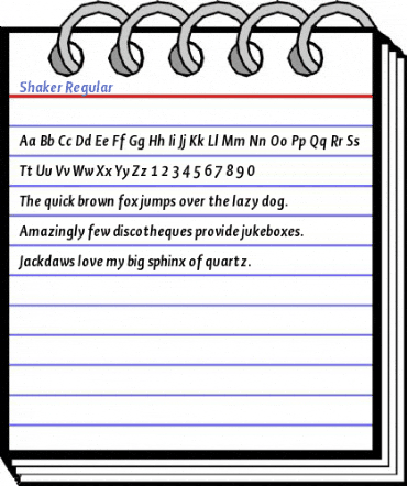 Shaker Regular Font