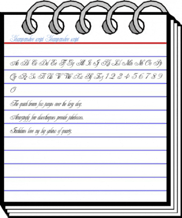 Shampanskoe script Font