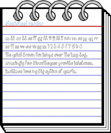 ShaziGhost Regular Font