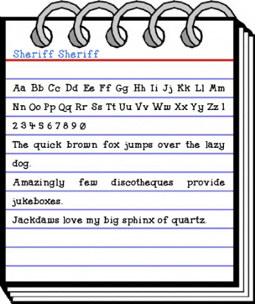 Sheriff Sheriff Font