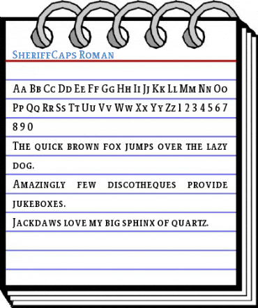 SheriffCaps Font