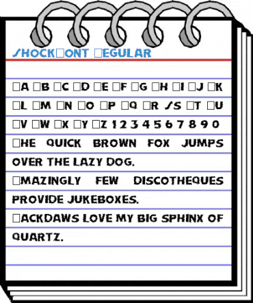 ShockFont Regular Font