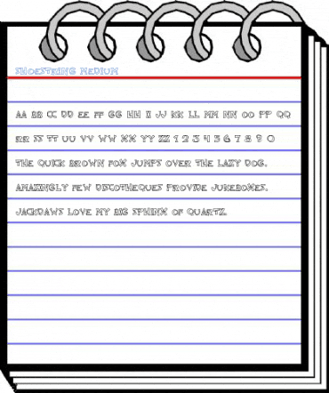 ShoeString Medium Font