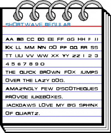 Shortwave Regular Font