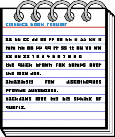 Classica Book Regular Font