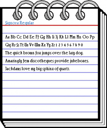 Signora Regular Font