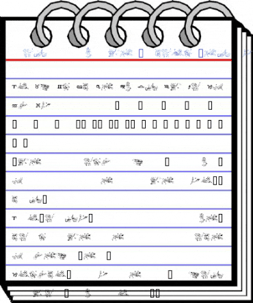 signs of the zodiac Regular Font