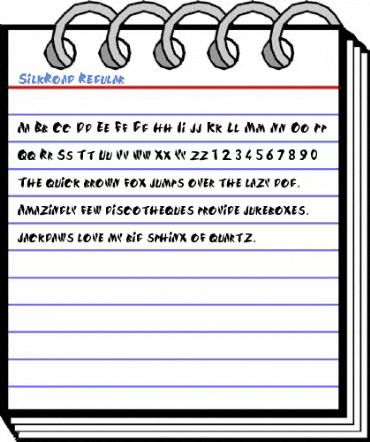 SilkRoad Regular Font