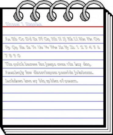 Sitcom 1 Regular Font