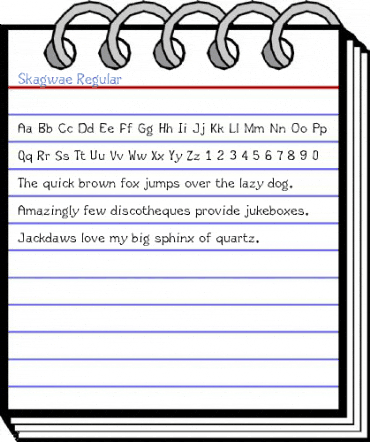 Skagwae Regular Font