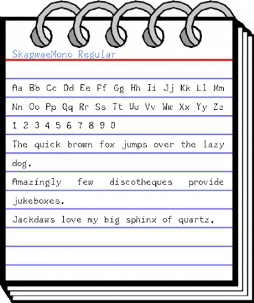 SkagwaeMono Regular Font