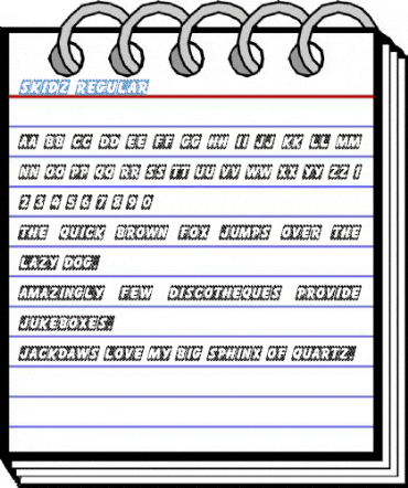 Skidz Regular Font