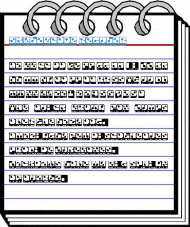 SkylabCode Regular Font