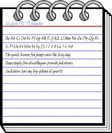 Skylark ITC TT Regular Font