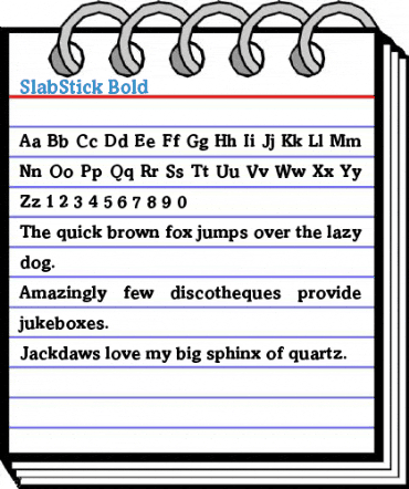 SlabStick Font