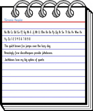 Slimania Regular Font