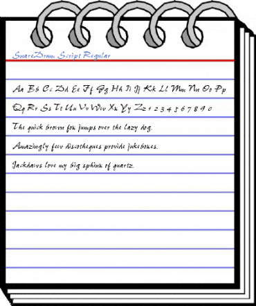 SnareDrum Script Regular Font
