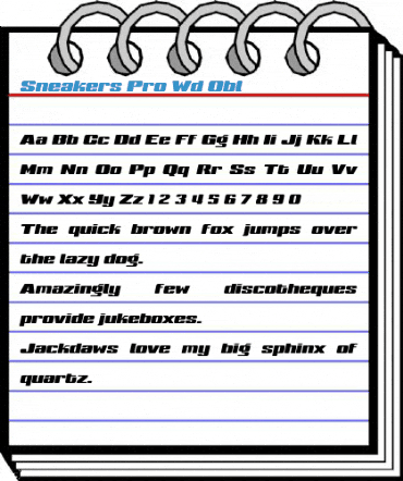 Sneakers Pro Font