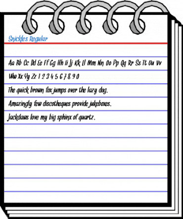 Snickles Regular Font