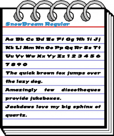 SnowDream Regular Font