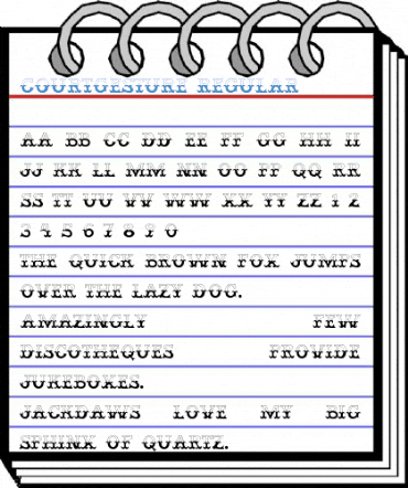 CourtGesture Regular Font