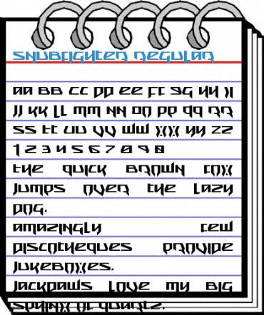 Snubfighter Regular Font