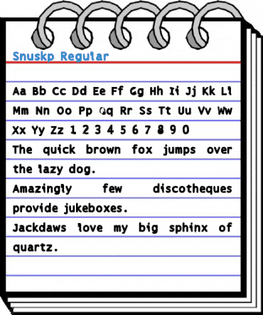 Snuskp Regular Font